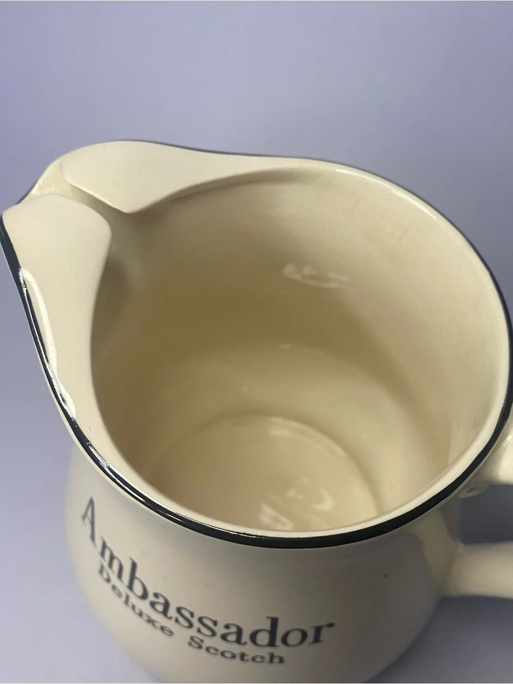 Vintage Ambassador Deluxe Scotch Whiskey Pub Jug Pitcher Made in England